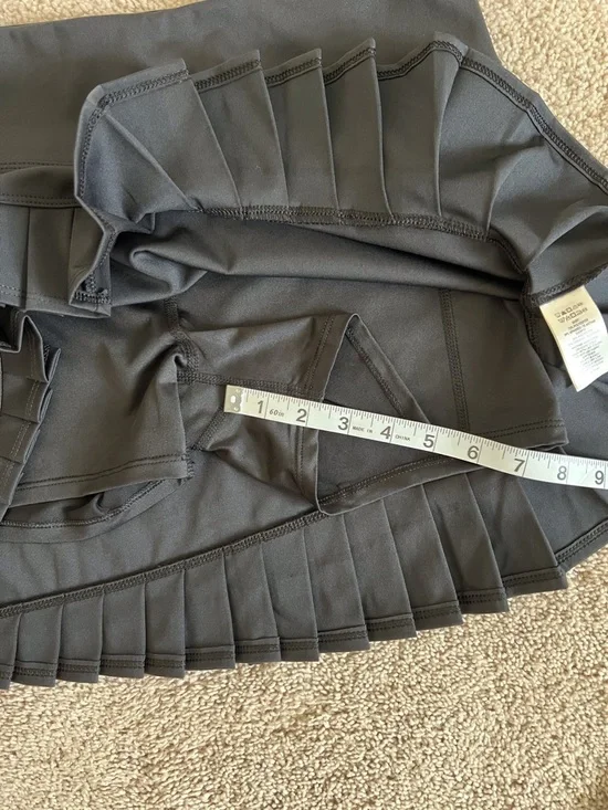 Sigrid Olsen Black Athletic Skort Tennis Golf Summer Ruffle Pickleball Small - Picture 7 of 7